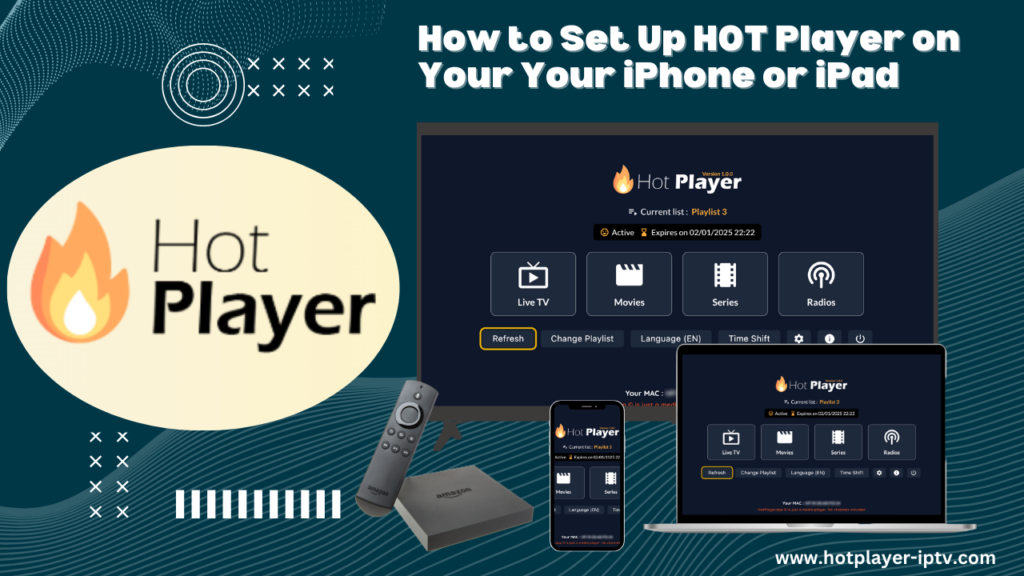 hotplayer IPTV installation on iPhone or iPad